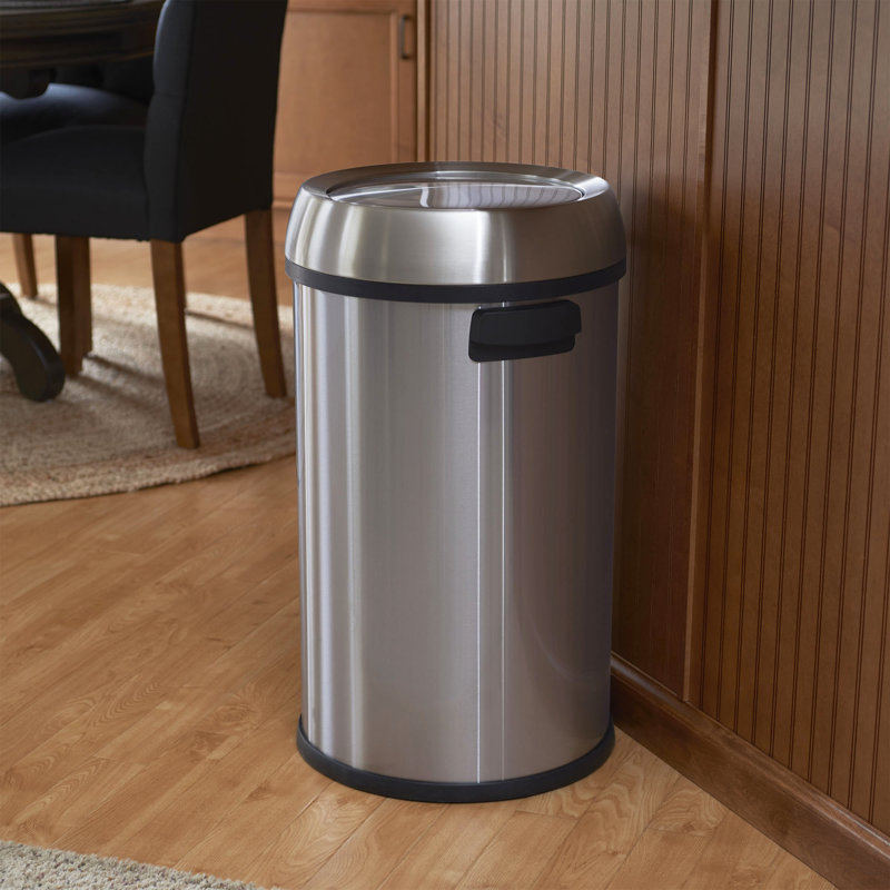 Household Essentials Design Trend Commercial Stainless Steel 17 Gallon